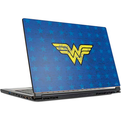 DC Comics Wonder Woman Emblem on Flag MSI GS65 Stealth Laptop Skin