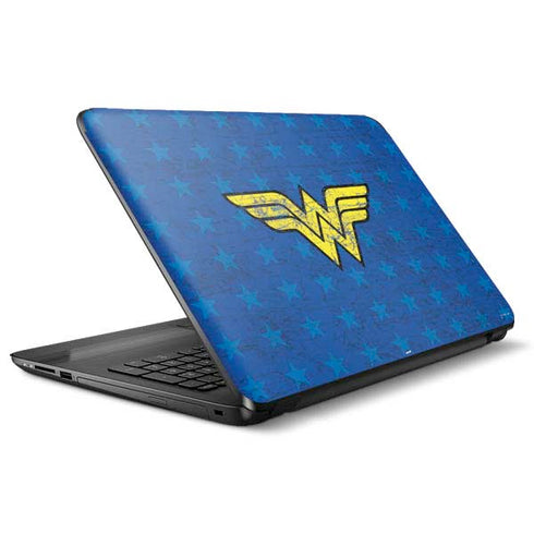 DC Comics Wonder Woman Emblem on Flag HP Notebook Skin