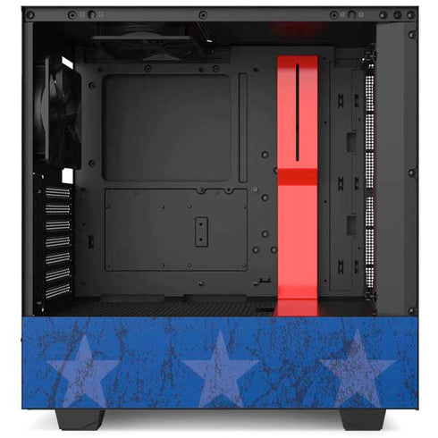DC Comics Wonder Woman Emblem on Flag NZXT H510 Compact ATX Mid-Tower Case Skin