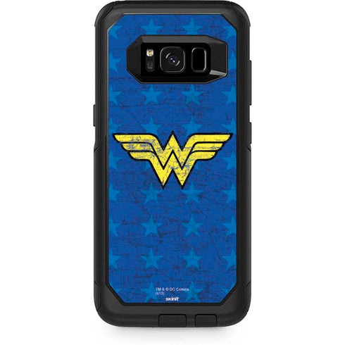 DC Comics Wonder Woman Emblem on Flag Otterbox Commuter Galaxy Skin
