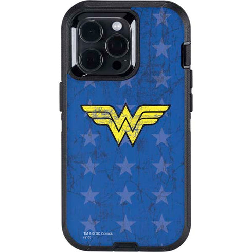 DC Comics Wonder Woman Emblem on Flag Otterbox Defender iPhone Skin