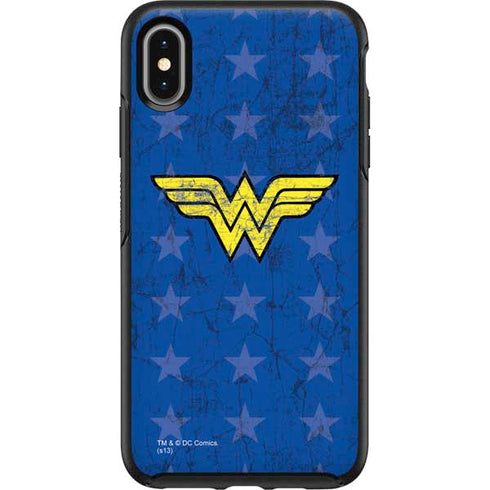 DC Comics Wonder Woman Emblem on Flag Otterbox Symmetry iPhone Skin