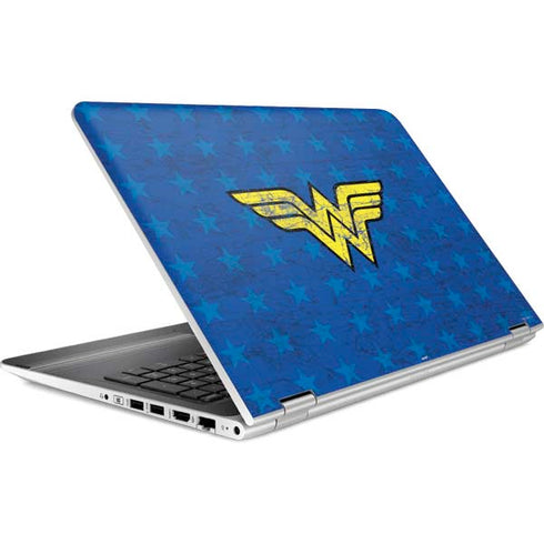 DC Comics Wonder Woman Emblem on Flag HP Pavilion Skin
