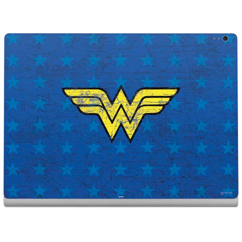 DC Comics Wonder Woman Emblem on Flag Surface Book 2 15in Skin