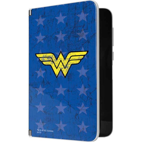 DC Comics Wonder Woman Emblem on Flag Surface Duo Skin