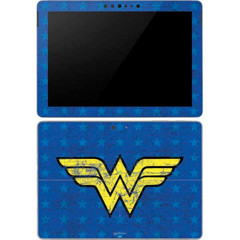 DC Comics Wonder Woman Emblem on Flag Surface Go Skin