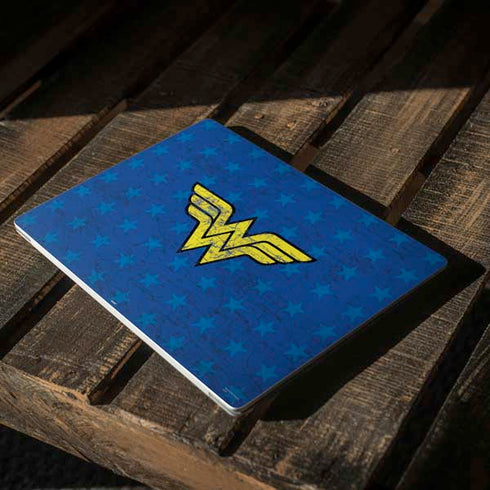 DC Comics Wonder Woman Emblem on Flag Surface Laptop 2 Skin