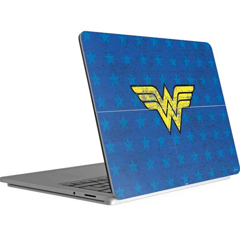 DC Comics Wonder Woman Emblem on Flag Surface Laptop Studio Skin