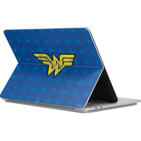 DC Comics Wonder Woman Emblem on Flag Surface Laptop Studio Skin