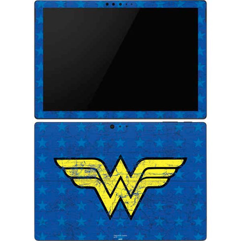 DC Comics Wonder Woman Emblem on Flag Surface Pro 6 Skin