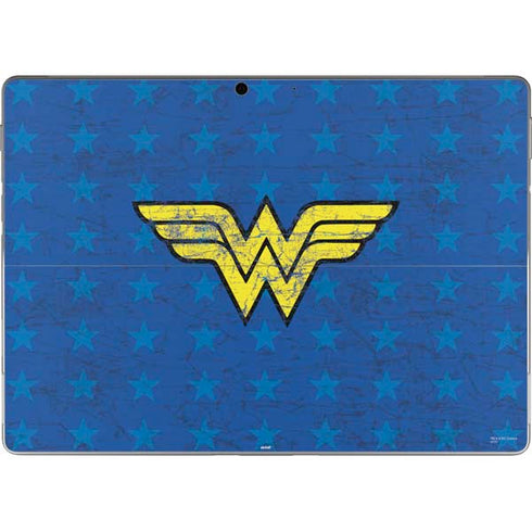 DC Comics Wonder Woman Emblem on Flag Surface Pro 8 Skin