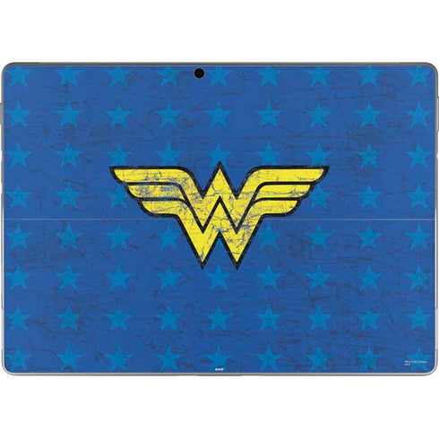 DC Comics Wonder Woman Emblem on Flag Surface Pro 9 Skin