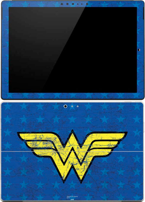 DC Comics Wonder Woman Emblem on Flag Surface Pro (2017) Skin