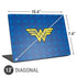 DC Comics Wonder Woman Emblem on Flag Universal Laptop 13in (10.6 x 7.6in) Skin