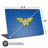 DC Comics Wonder Woman Emblem on Flag Universal Laptop 17in (13.8 x 10in) Skin