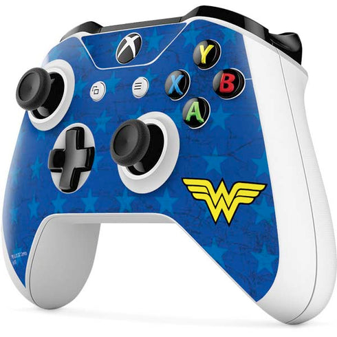 DC Comics Wonder Woman Emblem on Flag Xbox One S All-Digital Edition Bundle Skin