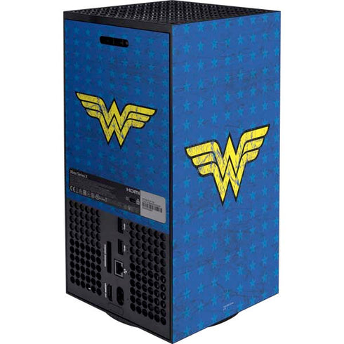 DC Comics Wonder Woman Emblem on Flag Xbox Series X Bundle Skin