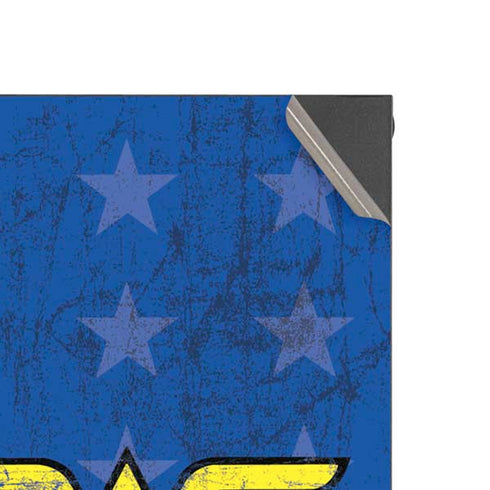 DC Comics Wonder Woman Emblem on Flag Xbox Series X Console Skin