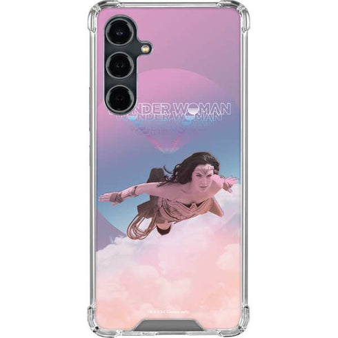 Wonder Woman 1984 (2020) Flying Pose Galaxy S23 FE Clear Case