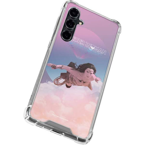 Wonder Woman 1984 (2020) Flying Pose Galaxy S23 FE Clear Case