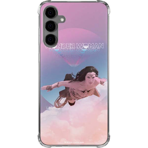 Wonder Woman 1984 (2020) Flying Pose Galaxy S24 Plus Clear Case