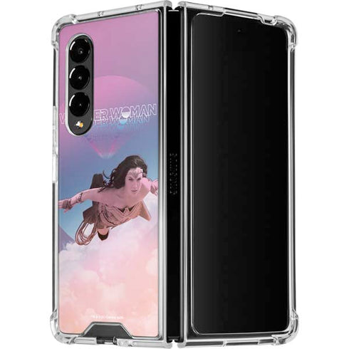 Wonder Woman 1984 (2020) Flying Pose Galaxy Z Fold4 5G Clear Case