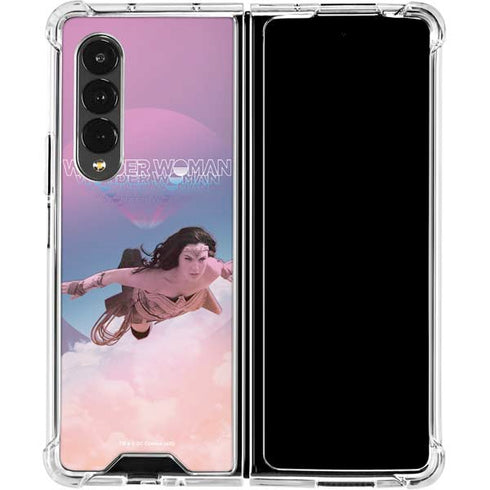 Wonder Woman 1984 (2020) Flying Pose Galaxy Z Fold4 5G Clear Case