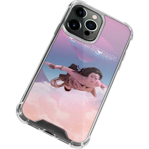 Wonder Woman 1984 (2020) Flying Pose iPhone 15 Pro Clear Case