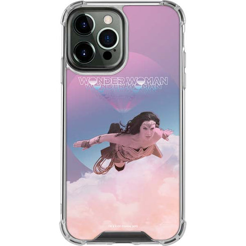 Wonder Woman 1984 (2020) Flying Pose iPhone 15 Pro Max Clear Case