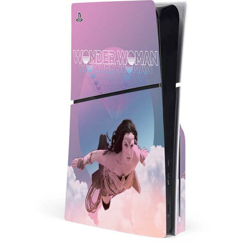 Wonder Woman 1984 (2020) Flying Pose PS5 Slim Disk Console Skin