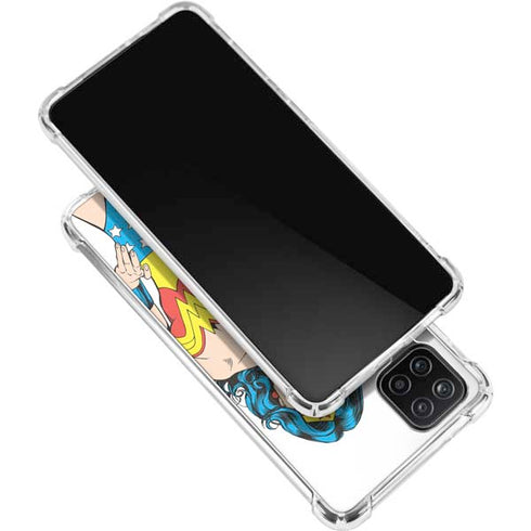 DC Comics Wonder Woman Classic Art Pose Galaxy A12 Clear Case