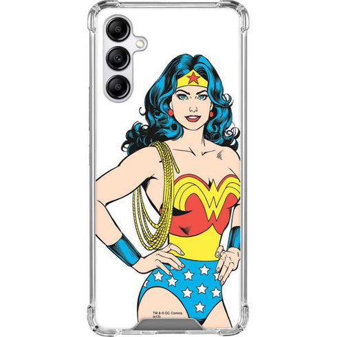DC Comics Wonder Woman Classic Art Pose Galaxy A14 5G Clear Case