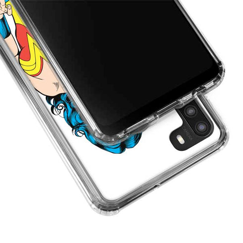 DC Comics Wonder Woman Classic Art Pose Galaxy A21 Clear Case