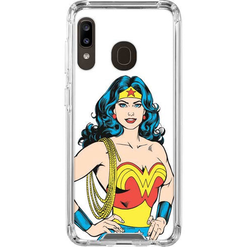 DC Comics Wonder Woman Classic Art Pose Galaxy A30 Clear Case