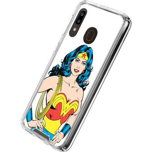 DC Comics Wonder Woman Classic Art Pose Galaxy A30 Clear Case