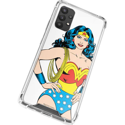 DC Comics Wonder Woman Classic Art Pose Galaxy A32 5G Clear Case