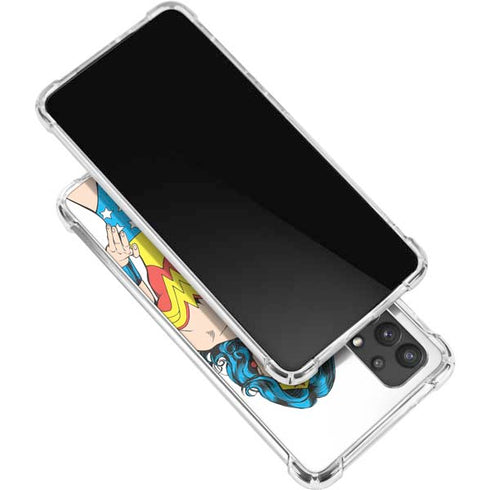 DC Comics Wonder Woman Classic Art Pose Galaxy A32 5G Clear Case