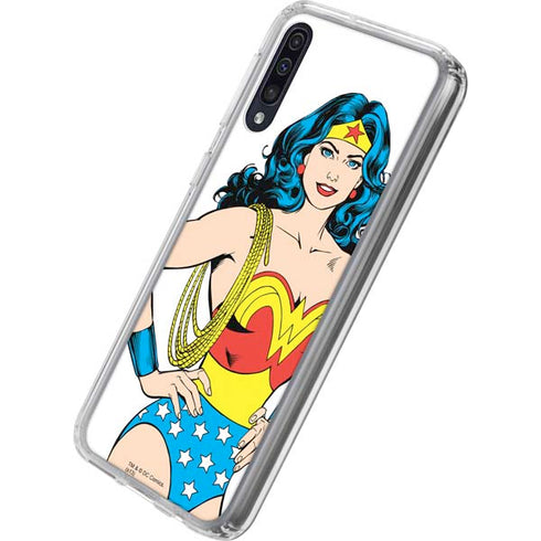 DC Comics Wonder Woman Classic Art Pose Galaxy A50 Clear Case