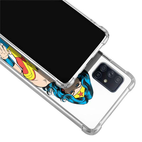 DC Comics Wonder Woman Classic Art Pose Galaxy A71 5G Clear Case