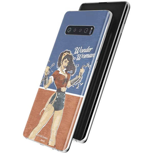DC Comics Bombshells Wonder Woman Bombshell Galaxy S10 Plus Skin