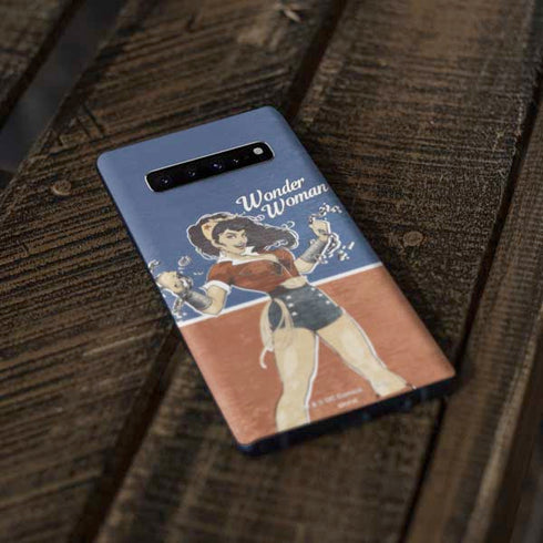 DC Comics Bombshells Wonder Woman Bombshell Galaxy S10 Plus Skin
