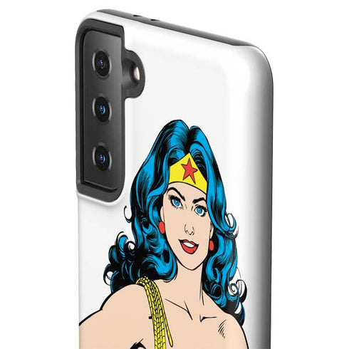 DC Comics Wonder Woman Classic Art Pose Galaxy S21 FE Pro Case