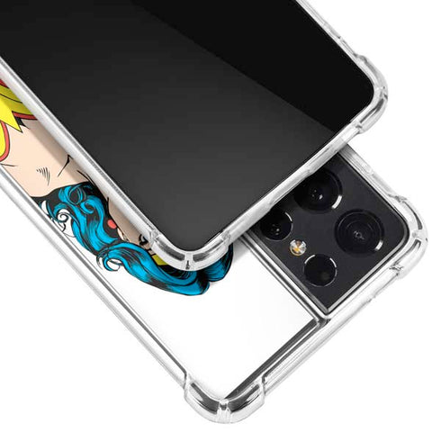 DC Comics Wonder Woman Classic Art Pose Galaxy S21 Ultra 5G Clear Case