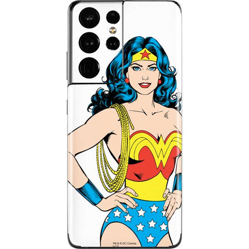 DC Comics Wonder Woman Classic Art Pose Galaxy S21 Ultra 5G Skin