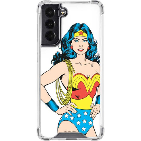 DC Comics Wonder Woman Classic Art Pose Galaxy S22 Clear Case