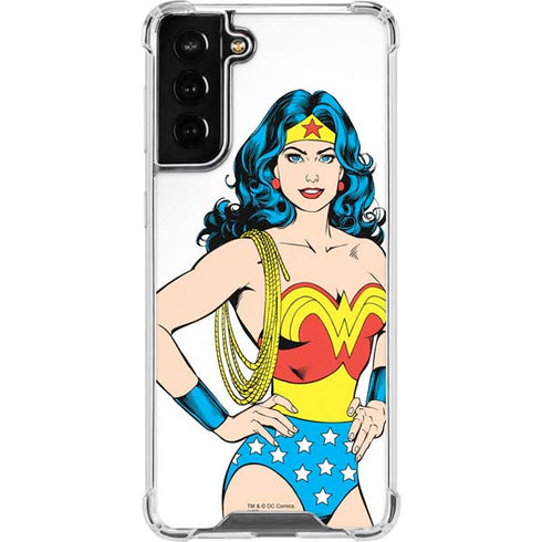 DC Comics Wonder Woman Classic Art Pose Galaxy S22 Plus Clear Case