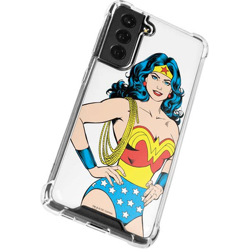 DC Comics Wonder Woman Classic Art Pose Galaxy S22 Plus Clear Case