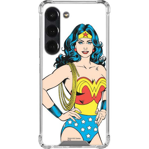 DC Comics Wonder Woman Classic Art Pose Galaxy S23 Clear Case