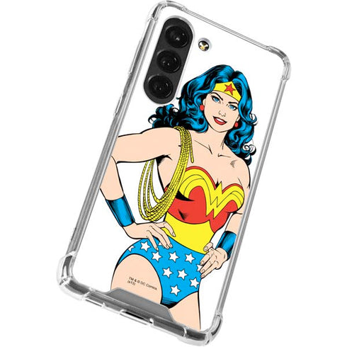 DC Comics Wonder Woman Classic Art Pose Galaxy S23 Clear Case