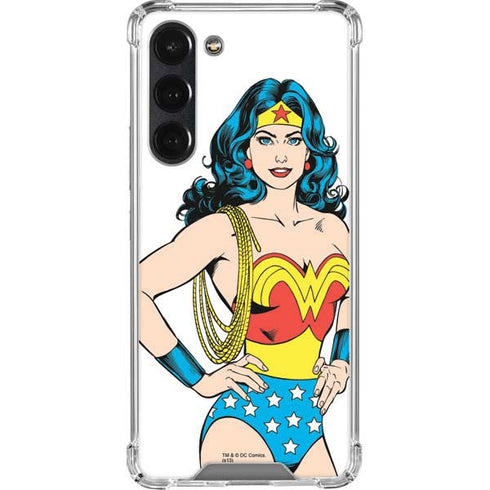 DC Comics Wonder Woman Classic Art Pose Galaxy S23 Plus Clear Case